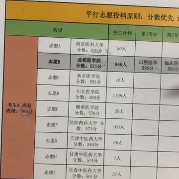 平行志愿录取规则