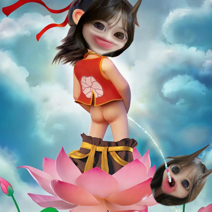 哪吒底图 群聊头像