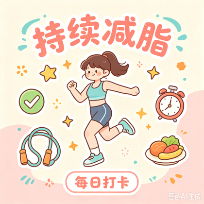 持续减脂｜每日打卡【减肥打卡】 群聊头像