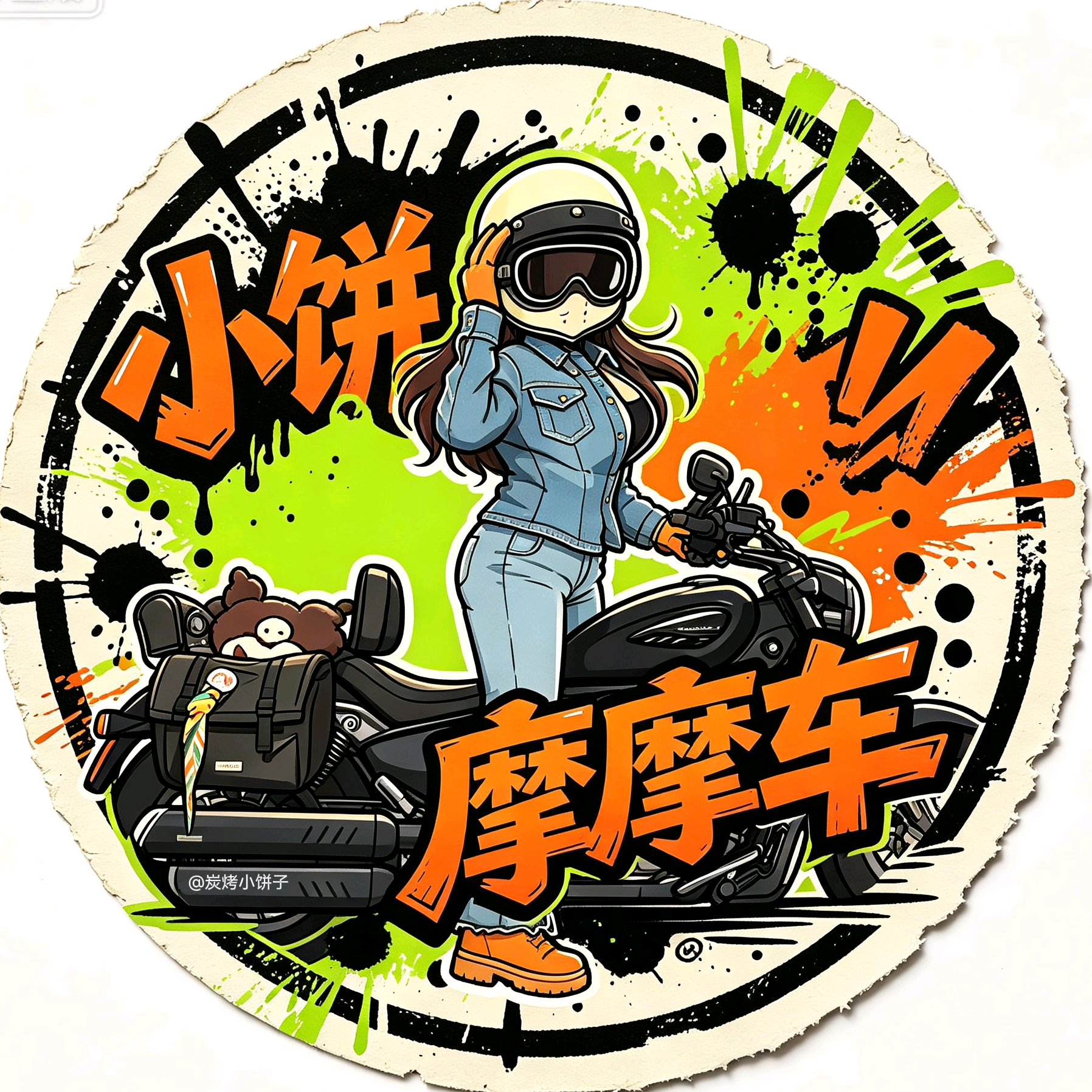 小饼摩摩车🏍️ 群聊头像