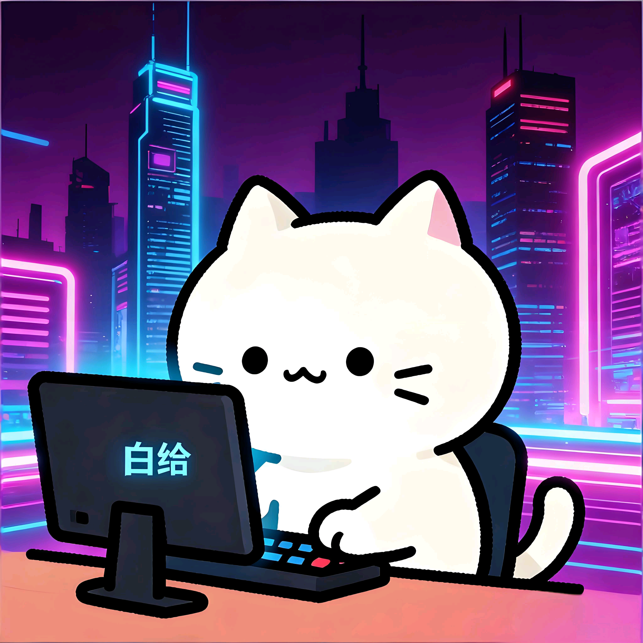 白给主机游戏交流 群聊头像
