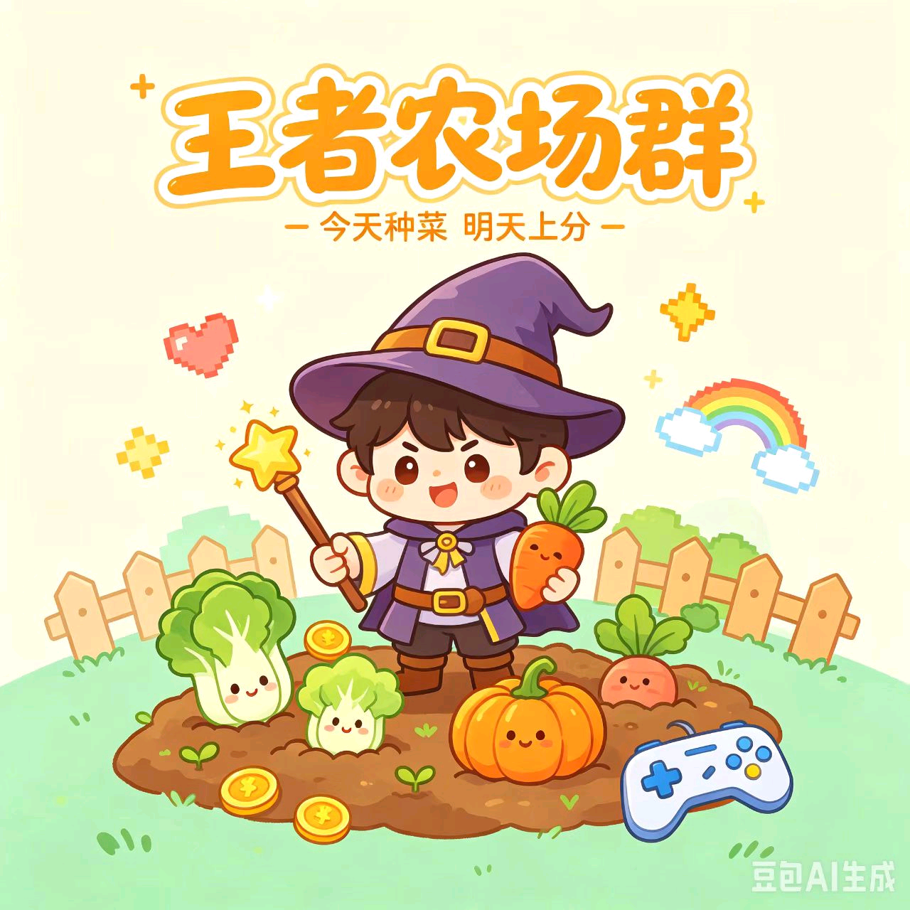 王者菜地偷菜大队 群聊头像