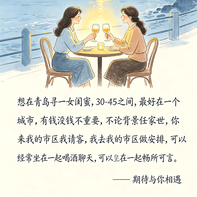 青岛闺蜜群，仅限女性 群聊头像