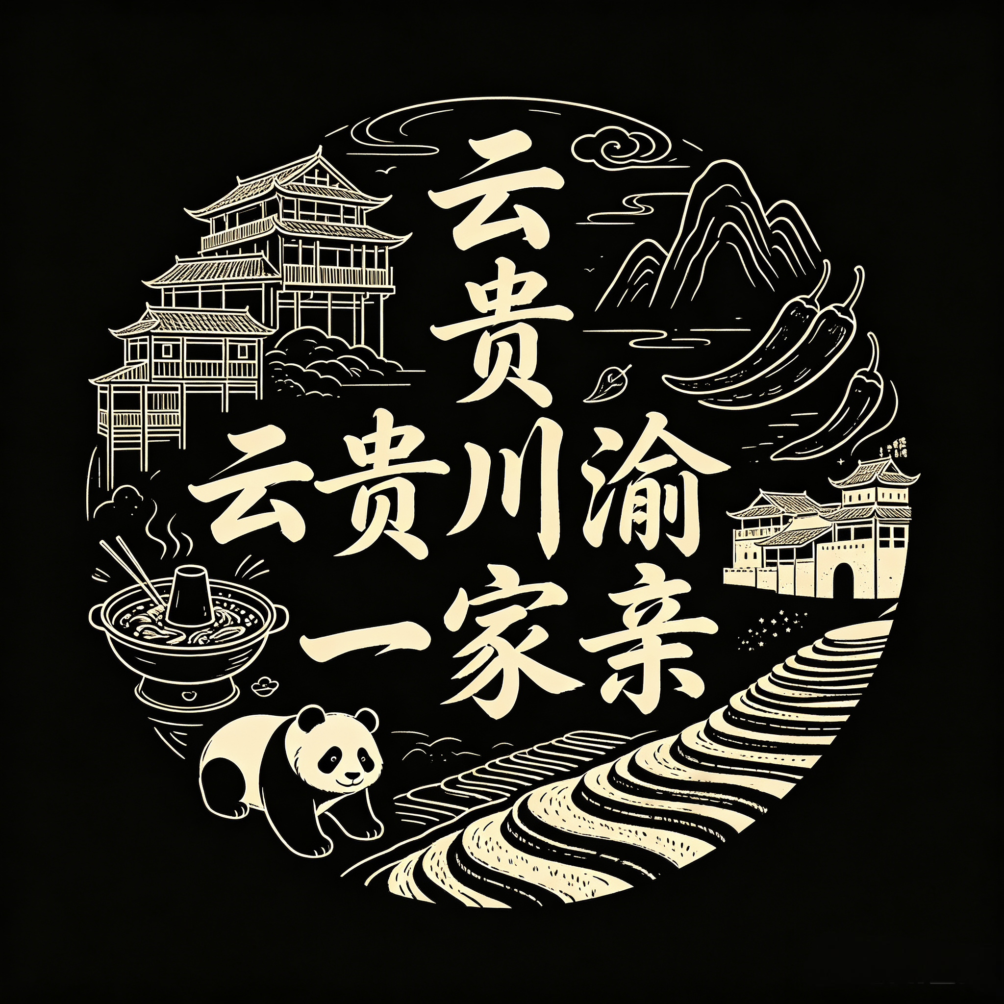 ☂云贵川渝༉新疆ོ老乡群༣ 群聊头像
