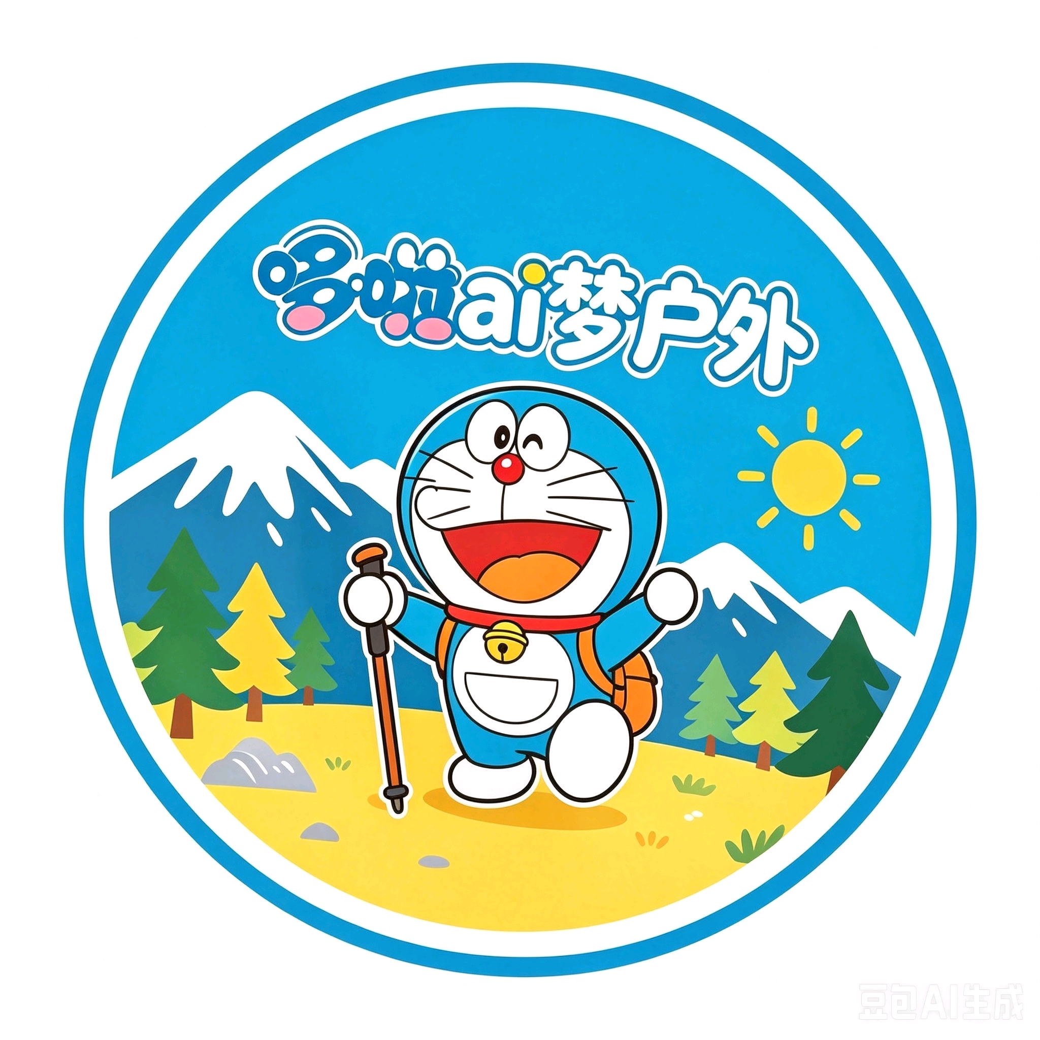 哆啦Ai梦户外 群聊头像