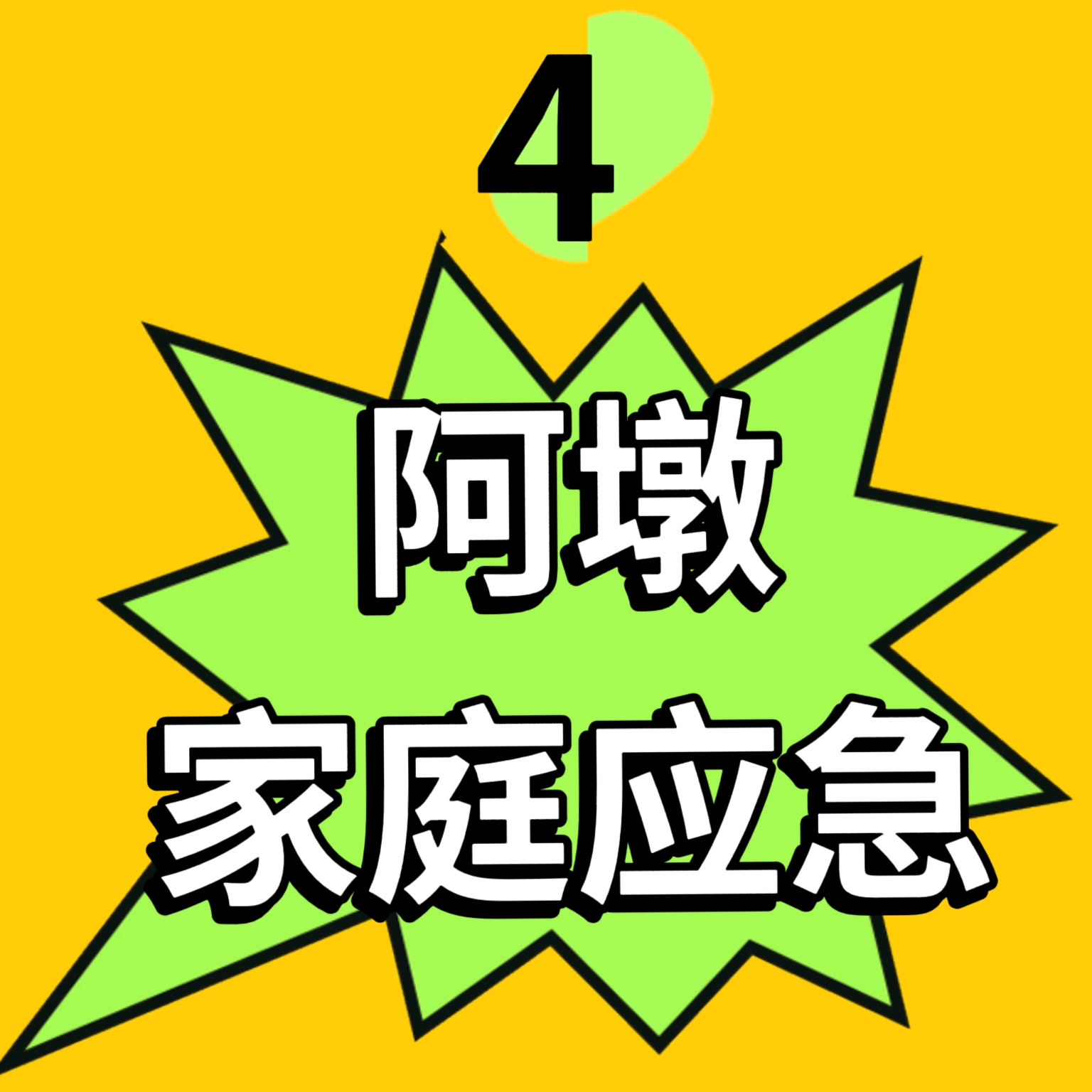 家庭应急科普4⃣️群 群聊头像
