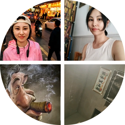 理发，纹眉 群聊头像