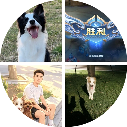 边牧可乐 群聊头像