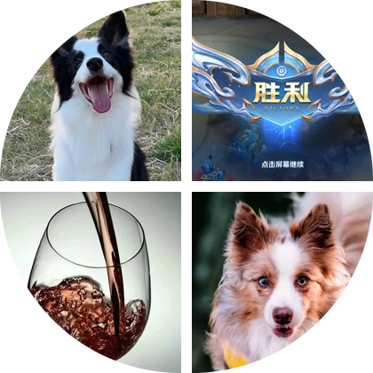 边牧可乐 群聊头像