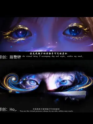 眼睛星空瞳孔AI特效教程眼睛转场 剪辑教程来啦#剪映教程 #豆包