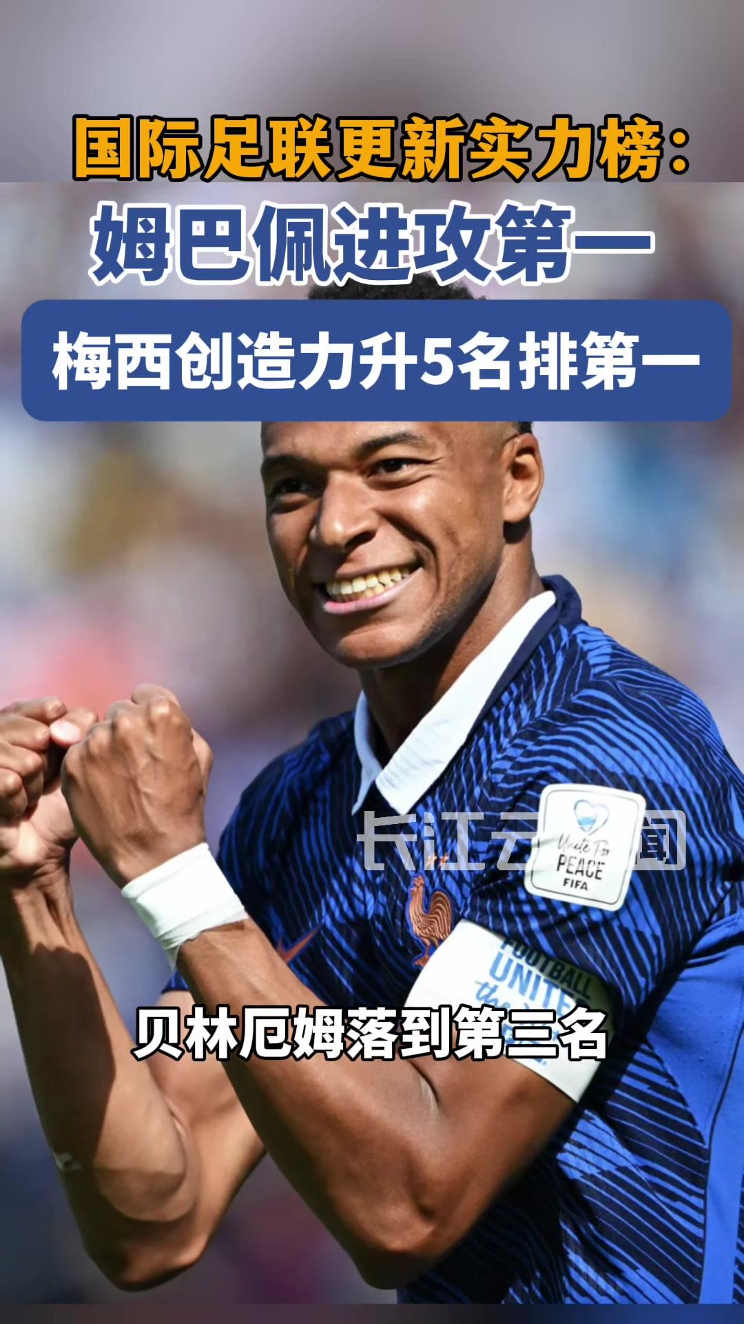FIFA实力榜姆巴佩进攻第一